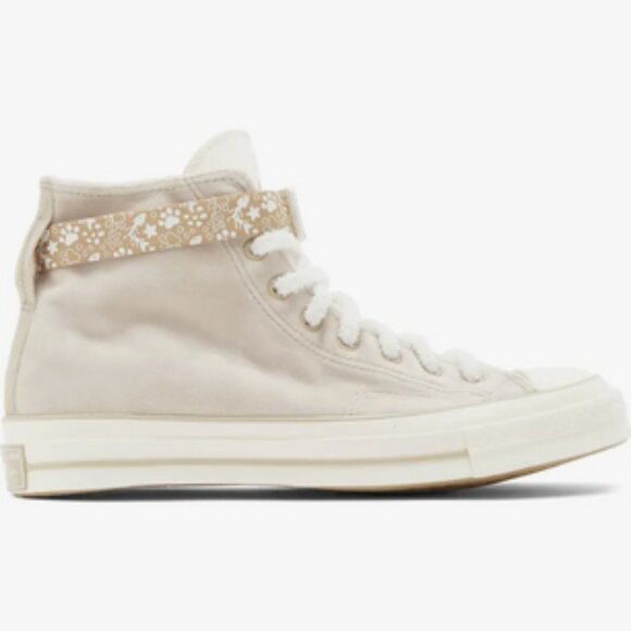 Velvet Converse Sneakers Size 10-women's in box with TOTE - Picture 4 of 6